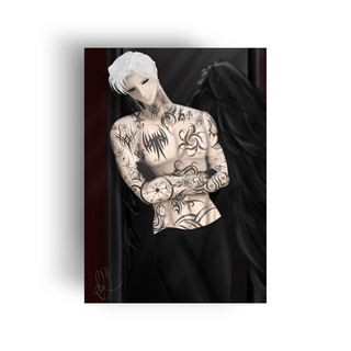 The Shadowed Crown Series Vel Art Print