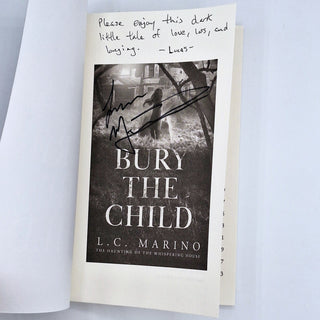 Bury the Child By Lucas Marino - Signed PaperbackPaperback - Salient Books