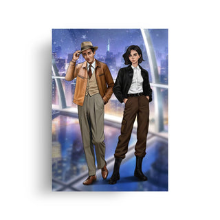 District Detectives Olli and Dallas Art Print J. Arens - Salient Books