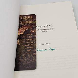 Reign or Shine By Coriana Hope - Sprayed Edge Signed First EditionPaperback - Salient Books