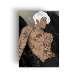 The Shadowed Crown Series Sypher Art Print